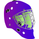 download Goalie Mask clipart image with 45 hue color