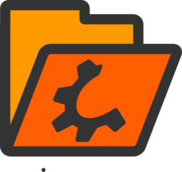 Folder Orange Open
