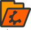 Folder Orange Open