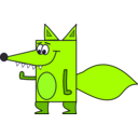 download Fox clipart image with 45 hue color