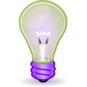 download Light Bulb clipart image with 225 hue color