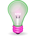 download Light Bulb clipart image with 270 hue color