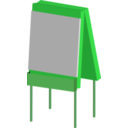 download An Easel clipart image with 90 hue color