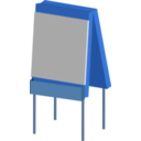 download An Easel clipart image with 180 hue color