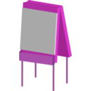 download An Easel clipart image with 270 hue color