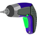 download Screwdriver Battery Powered Electric clipart image with 135 hue color