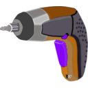 download Screwdriver Battery Powered Electric clipart image with 270 hue color