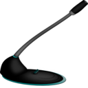 download Microphone clipart image with 180 hue color