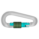 download Carabiner clipart image with 180 hue color