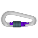 download Carabiner clipart image with 270 hue color