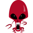 download Alien clipart image with 270 hue color