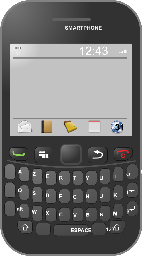 Smartphone Azerty