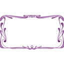 download Art Nouveau Frame clipart image with 90 hue color