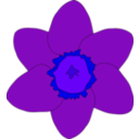 download Flower1 clipart image with 225 hue color