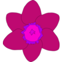download Flower1 clipart image with 270 hue color