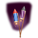 download Firework clipart image with 0 hue color